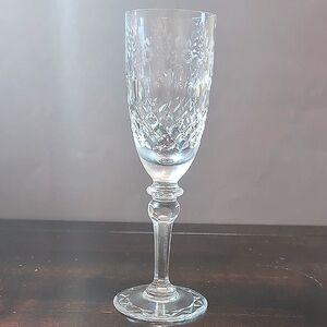 One (1) Rogaska Gallia Crystal Tall Champagne Flute 8 1/4"